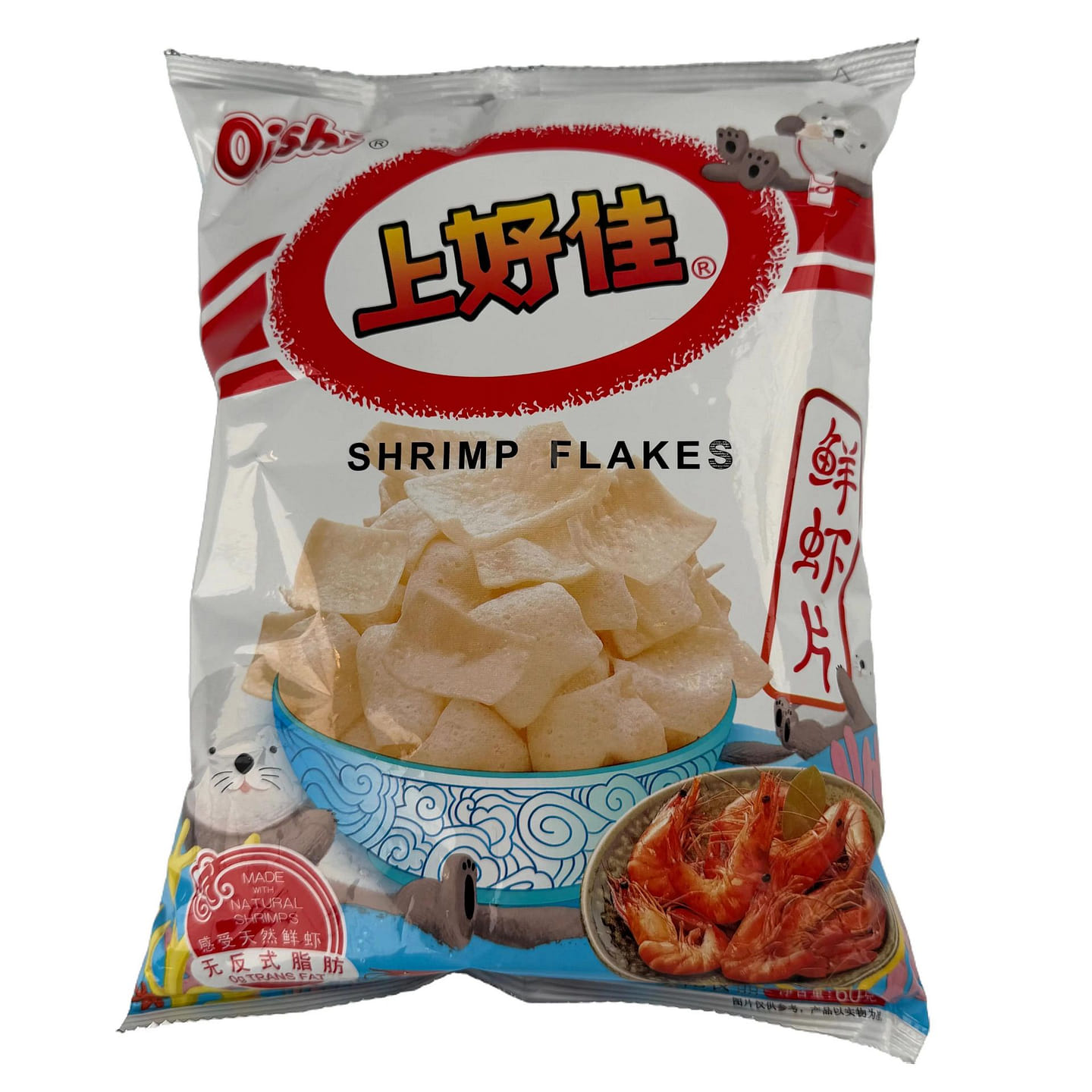 Oishi Shrimp Chips original flavor 60 g