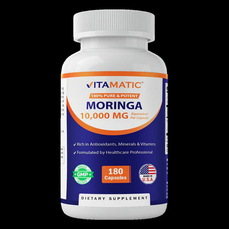 Moringa Capsules 10,000mg - 180 Capsules