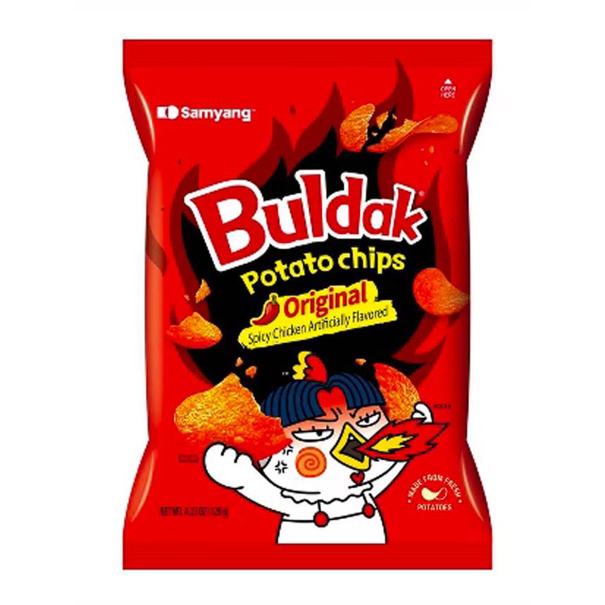Samyang Buldak Spicy Chicken Chips 120 g 1 each