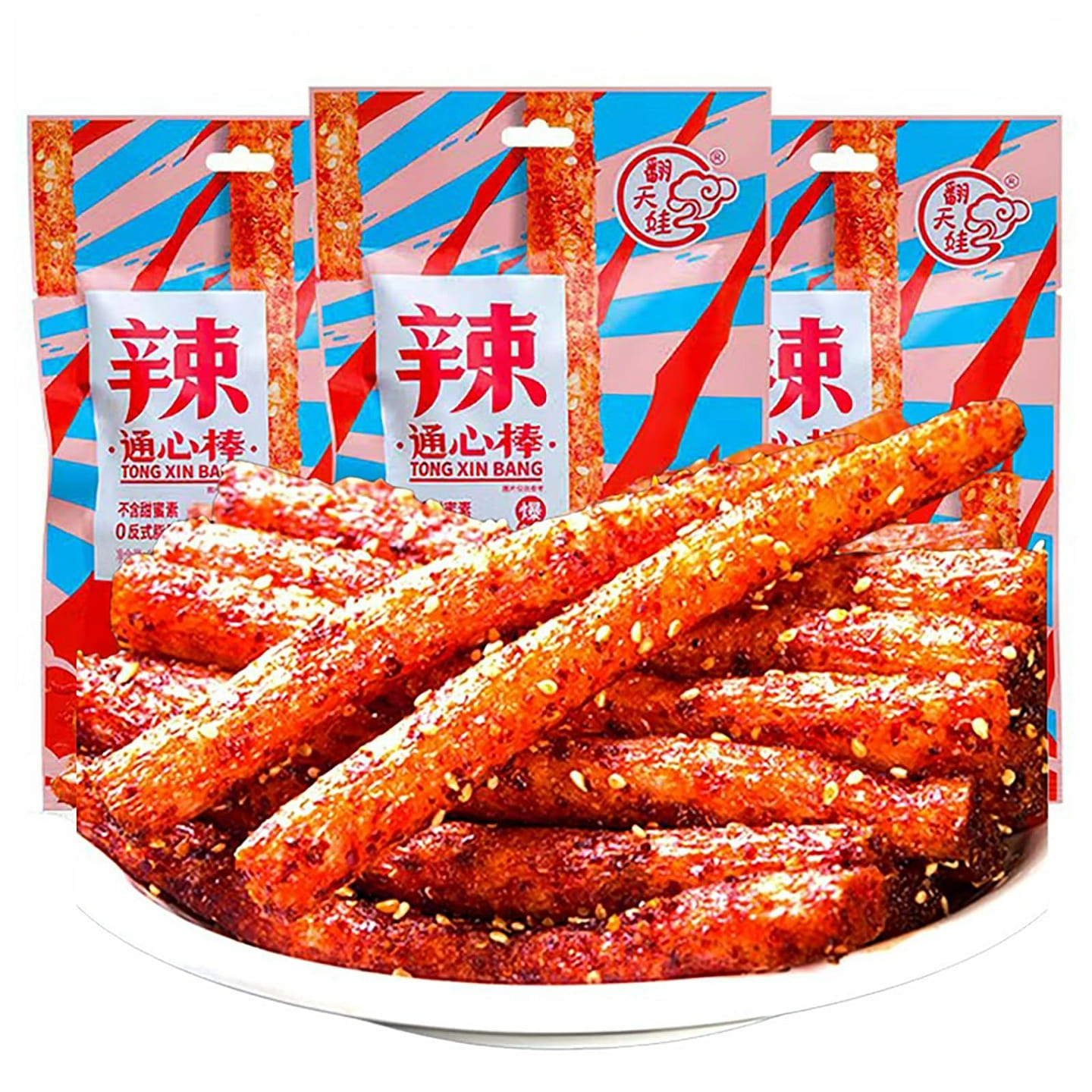 Latiao Spicy Strips 3 Packs Latiao Spicy Gluten 1 each