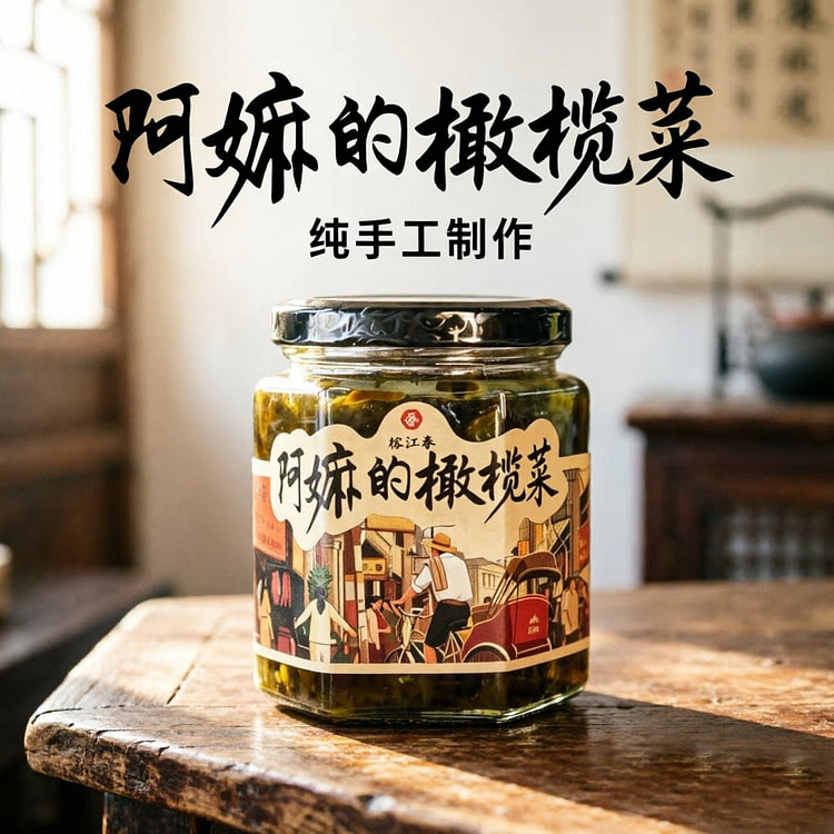Rongjiang Spring: Grandma's Olive Pickles 150 g