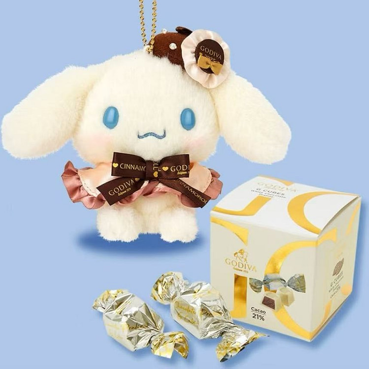 日本Godiva 情人节巧克力 + 玉桂狗挂件