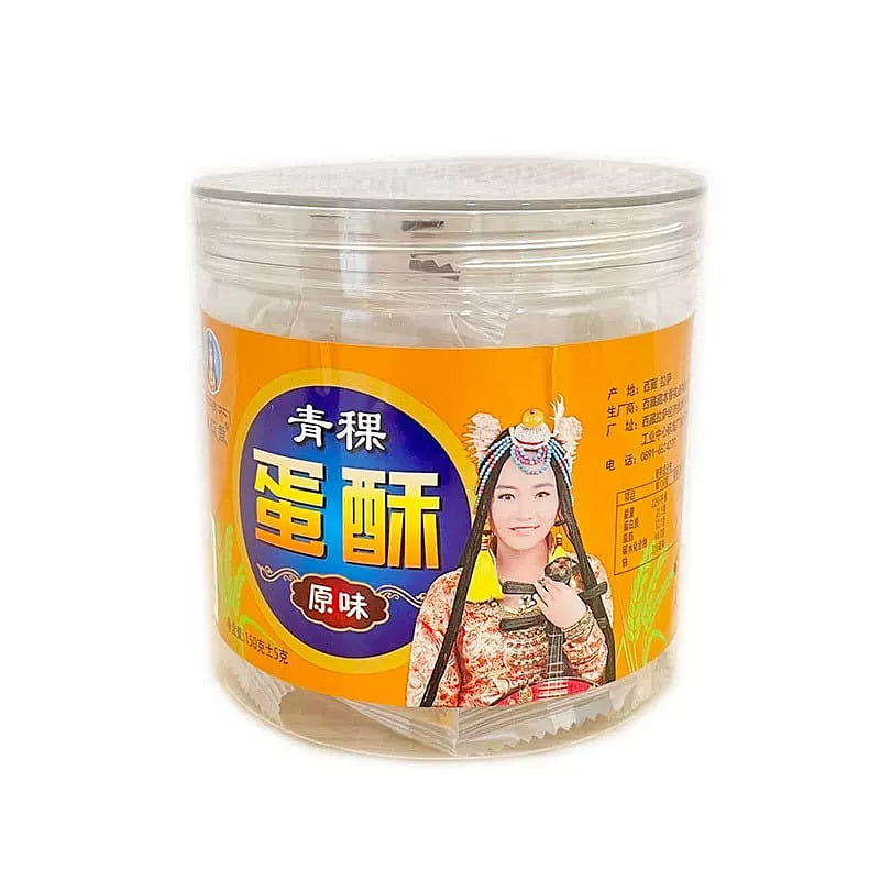 Tibetan specialty – Qingke (highland barley) egg crisp 150 g