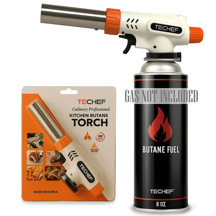 TECHEF Culinary Professional Kitchen Butane Torch