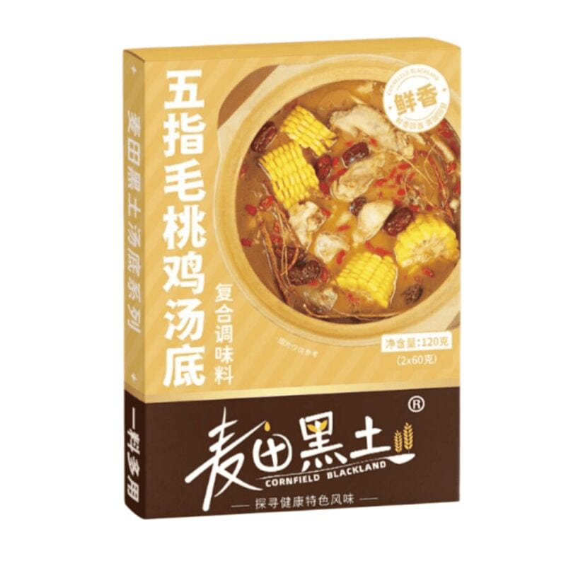Finger peach chicken soup base 120g*1 box 120 g