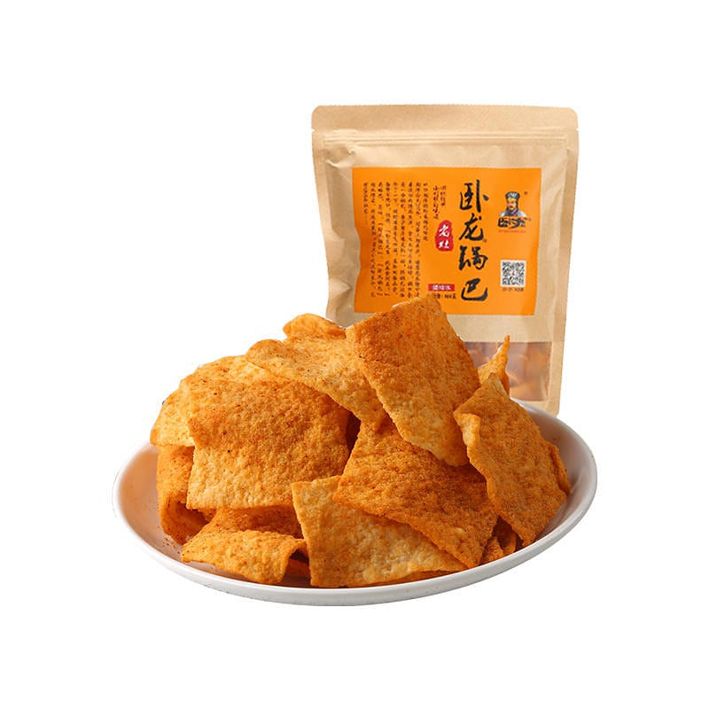 [1 package] Wolong handmade old stove crispy rice is very spicy 400 g
