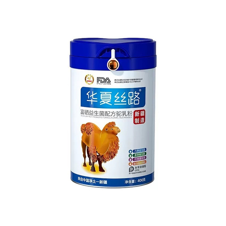华夏丝路 富硒益生菌配方驼乳粉400g/罐