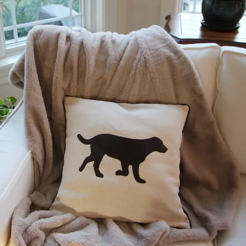 Faux Leather Dog Pillows 1 each