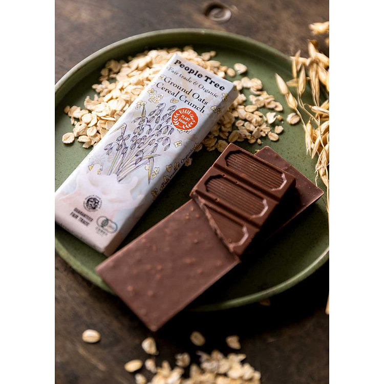 People Tree Chocolate Oatmeal Shortbread 50g