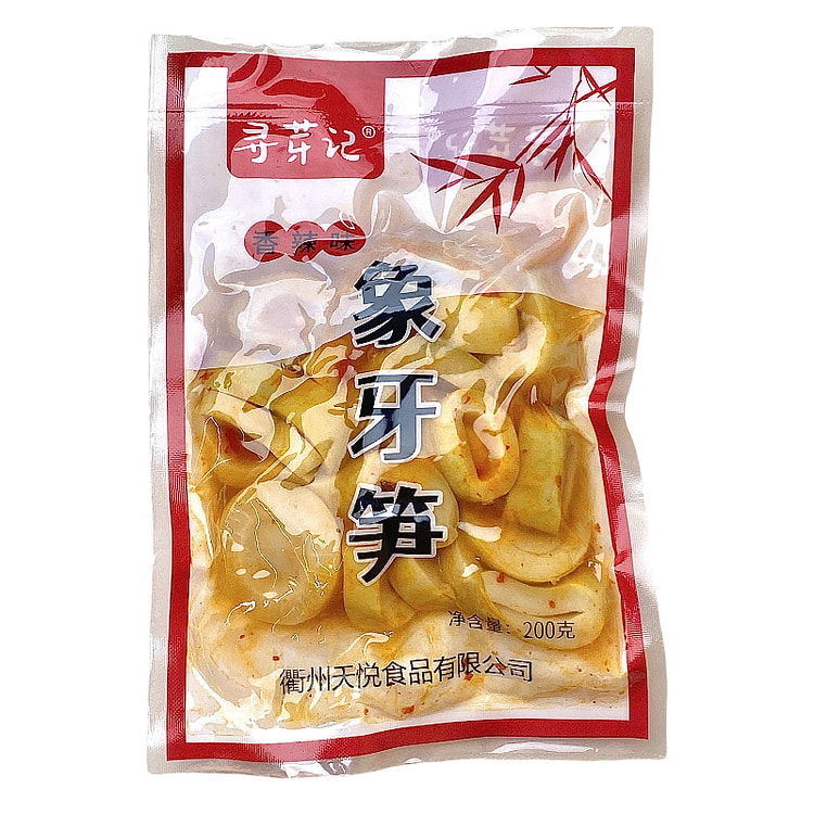 寻芽记脆嫩爽口QQ笋圈零食香辣味200g*1袋
