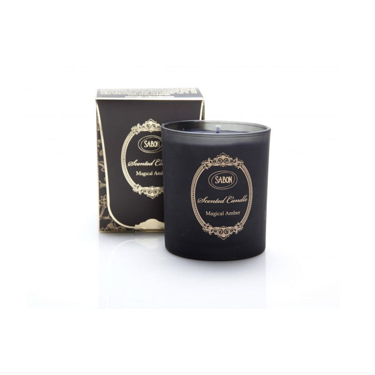 SABON 香氛洋烛玻璃座-琥珀 (大）