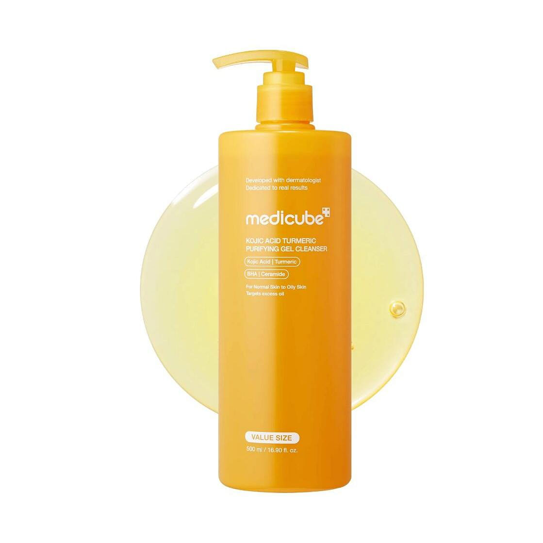 Medicube Turmeric Purifying Gel Cleanser 500ml 1 each