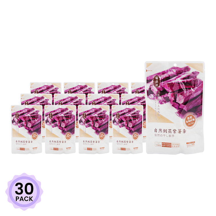 膳源泽 自然倒蒸紫薯条 内含独立小包装 180 克*30 包