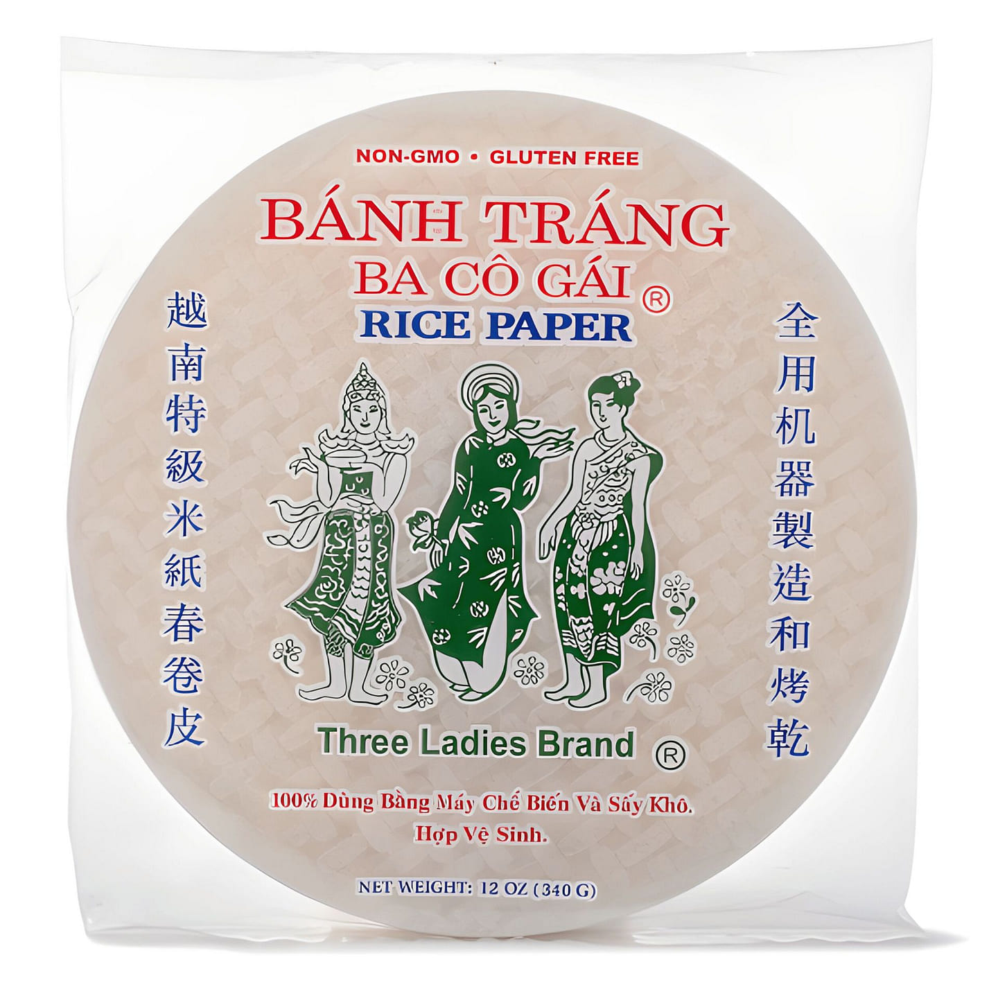 Three Ladies Rice Paper 16cm 12 oz 1 each