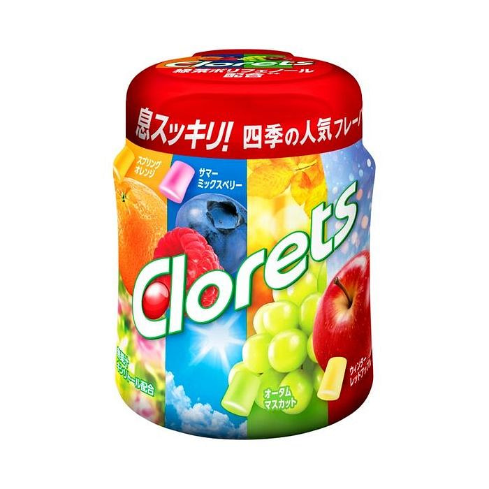 Clorets 四季时令水果味木糖醇口香糖140g