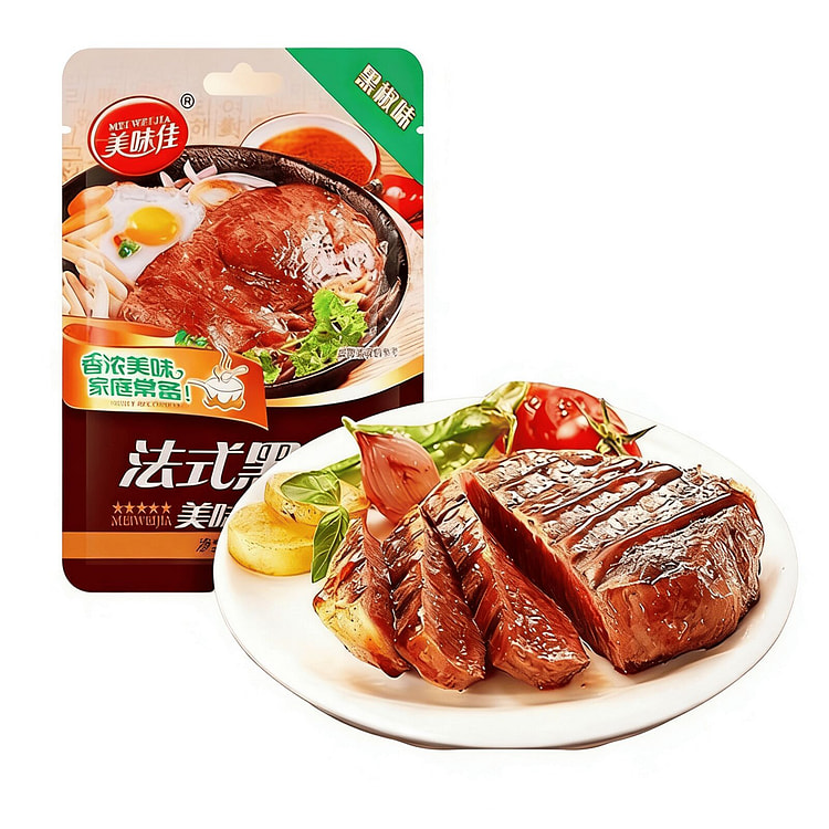 美味佳法式黑椒腌料牛排牛柳腌料猪扒羊排户外烧烤调料 60 克