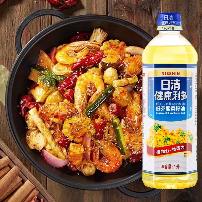 Nissin rapeseed oil for household cooking. 1000 ml - Weee!