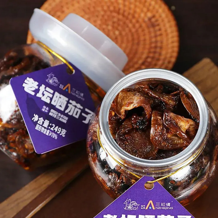Spicy Ready-to-Eat Dried Eggplant 249 g