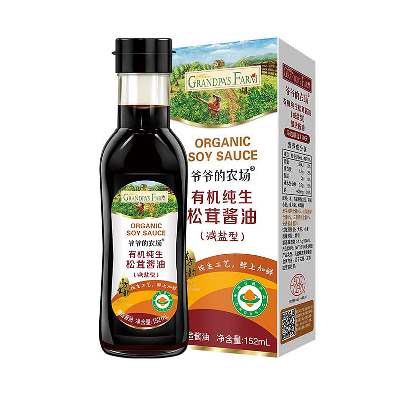 Grandpa's Farm Organic Matsutake Soy Sauce Children 152ml 1 bottle