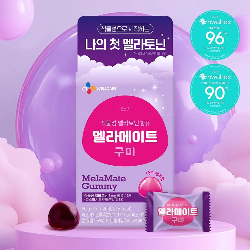 CJ Wellcare MelaMate 软糖 3 克