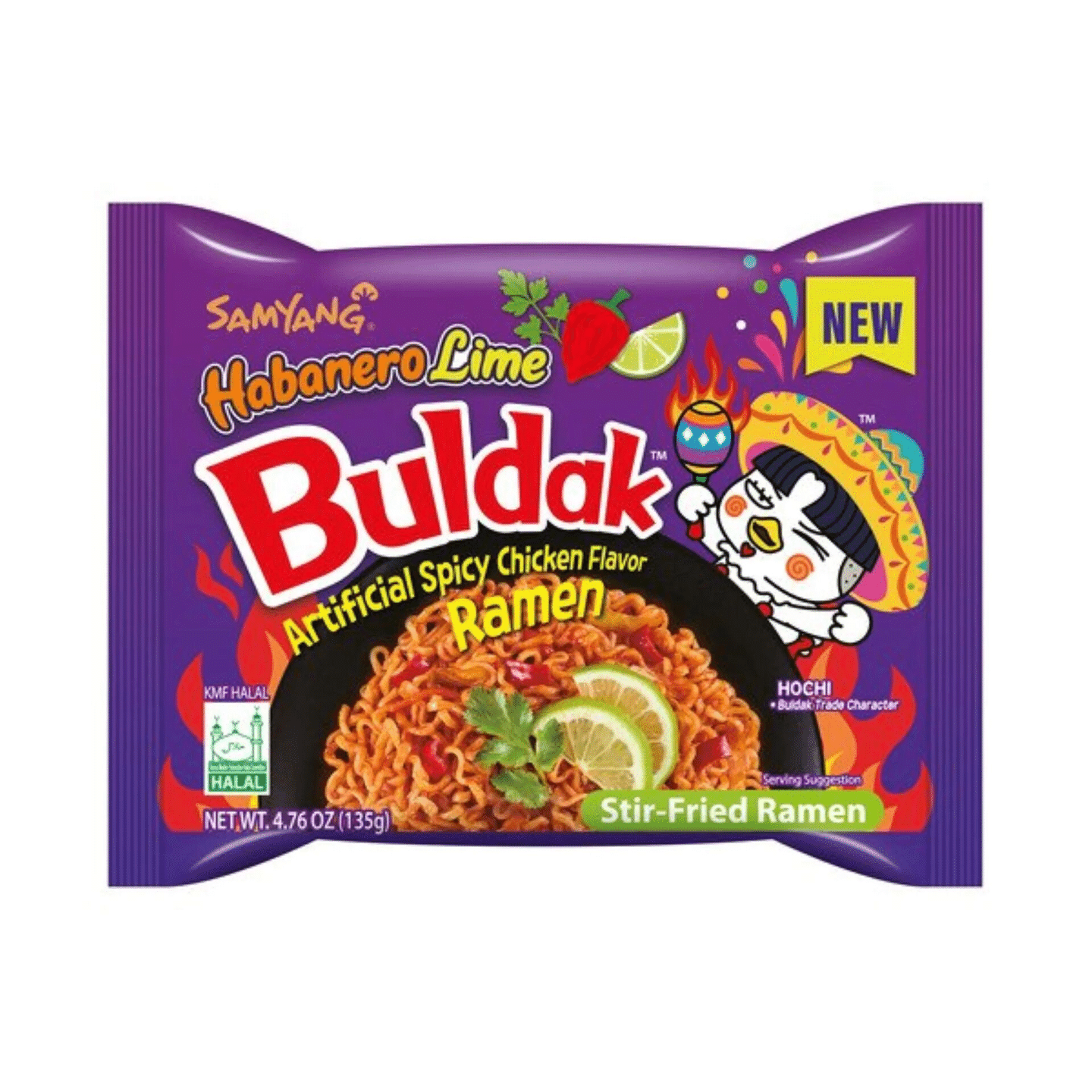 Samyang Hot Chicken Habanero Lime Buldak 1 count 1 each