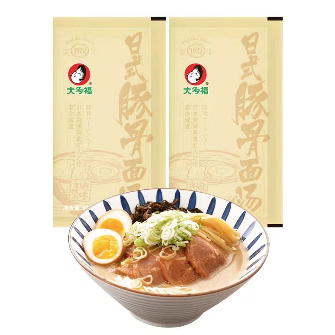 Daifuku Japanese style tonkotsu noodle ramen soup 100 g