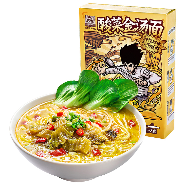 太二酸菜金汤面220g