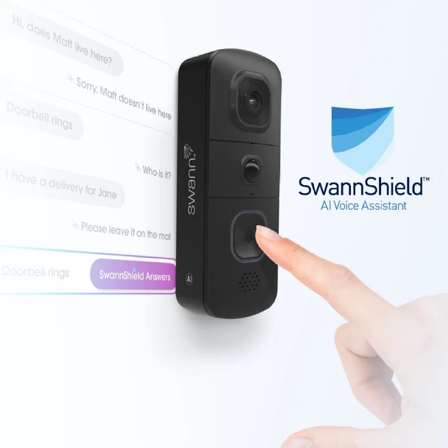 Swann EVO Wi-Fi Video Doorbell 1 each