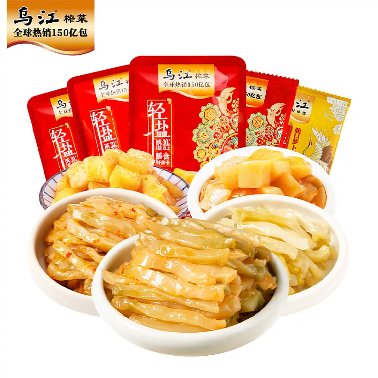 乌江多袋小包装微辣榨菜30g*5