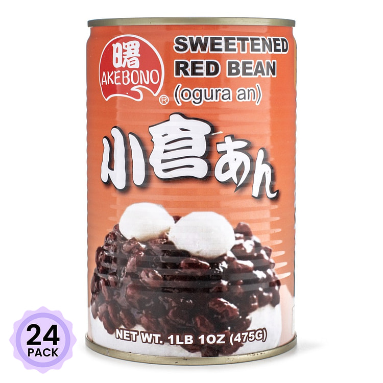 Akebono 罐装小仓红豆沙 475 克*24 包