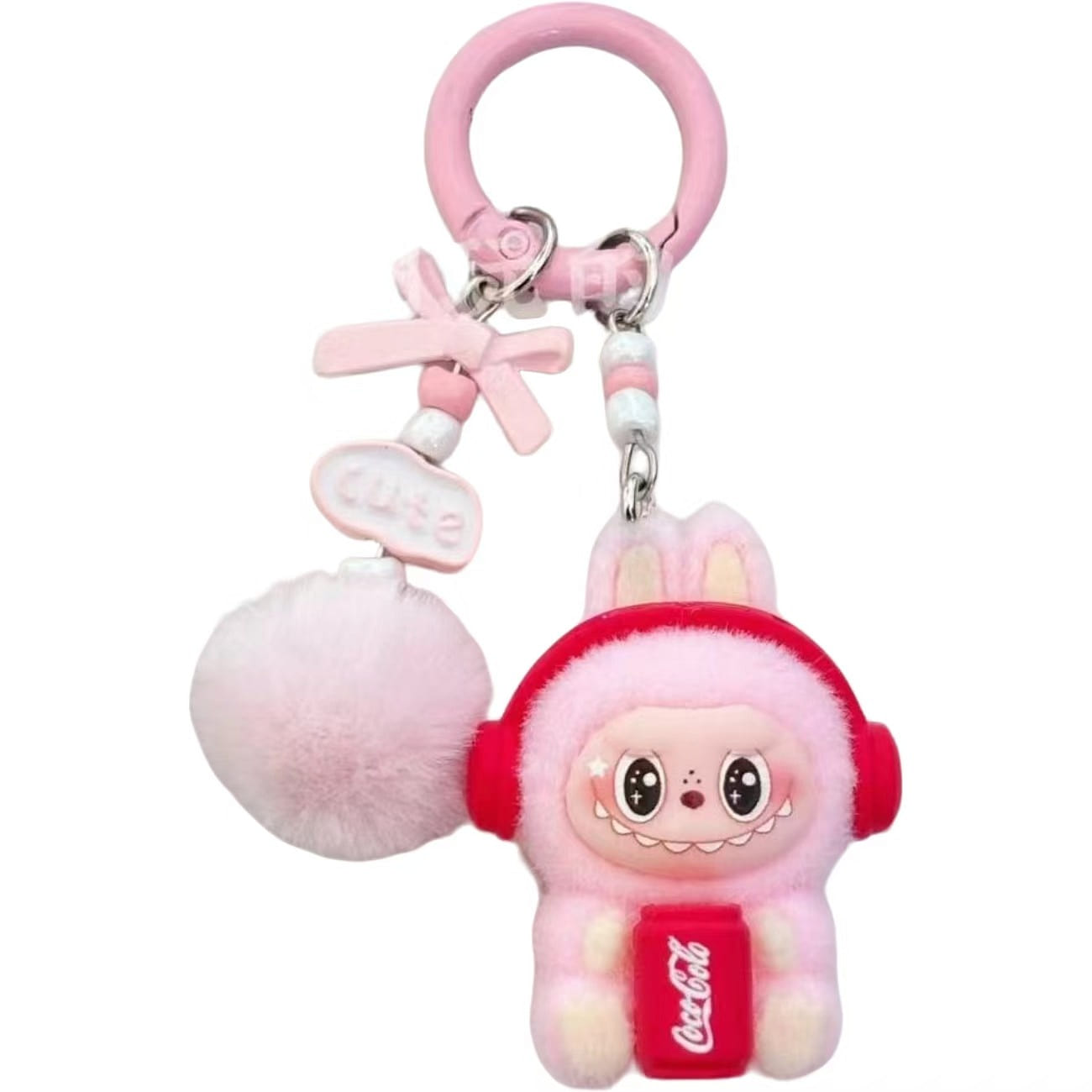 One flocked seated doll ornament 1 count