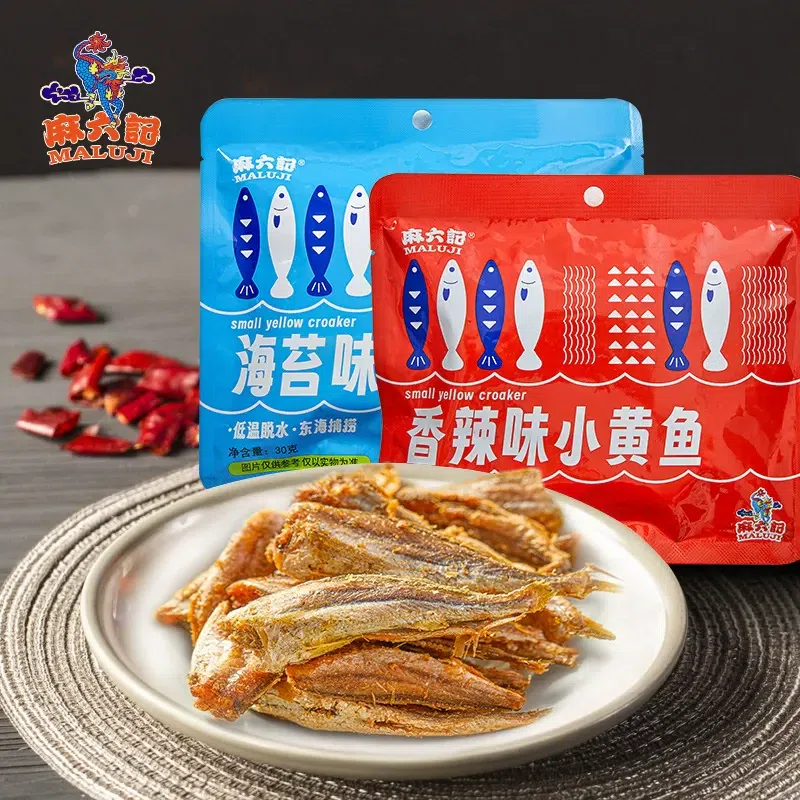 Ma Liu Ji Little Yellow Croaker Spicy Flavor 180 g