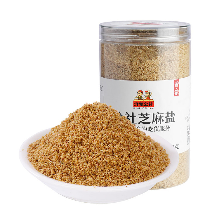 沂蒙公社芝麻盐咸味现磨手工即食 220g*1罐 220 克