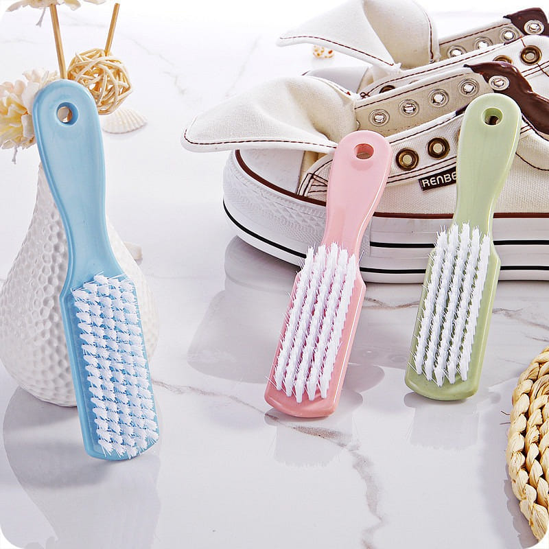 [Random color ]Shoe brush, plastic brush, soft bristled shoe brush, multifunct 1 each