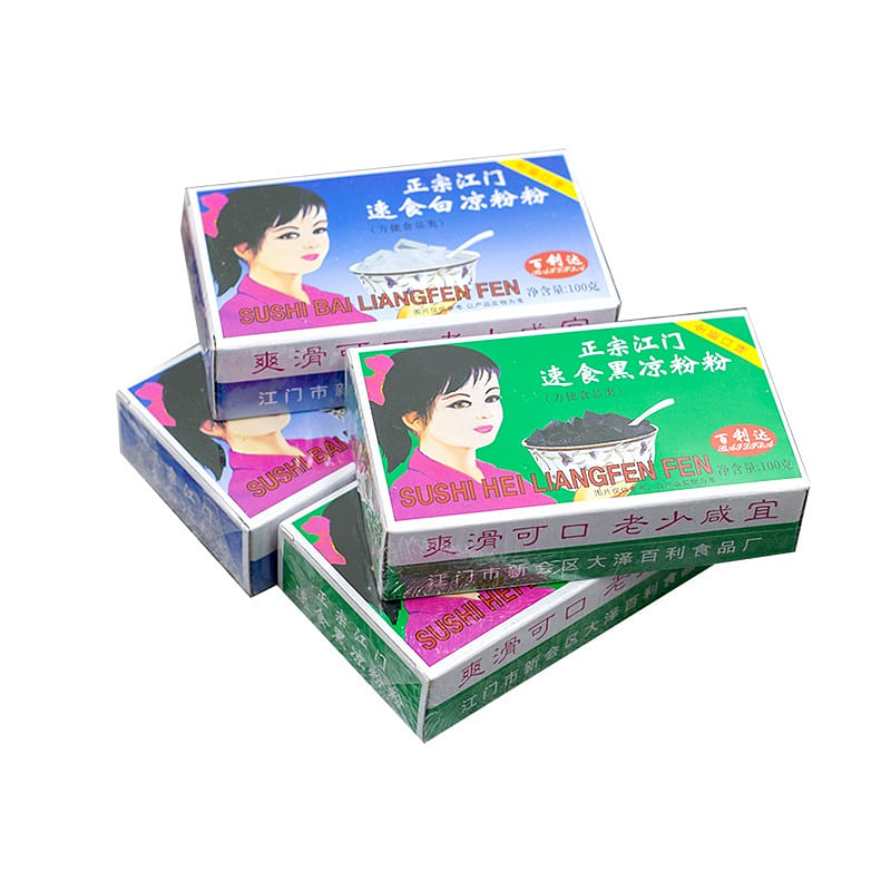 2 Boxes Bailida Jiangmen Black/White Jelly 200 g