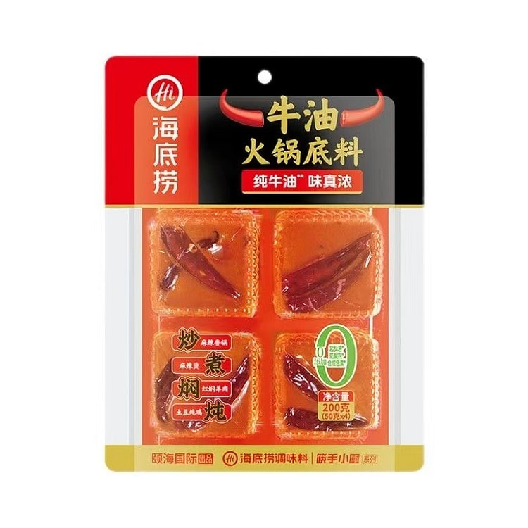 海底捞0添加麻辣牛油200g*1袋