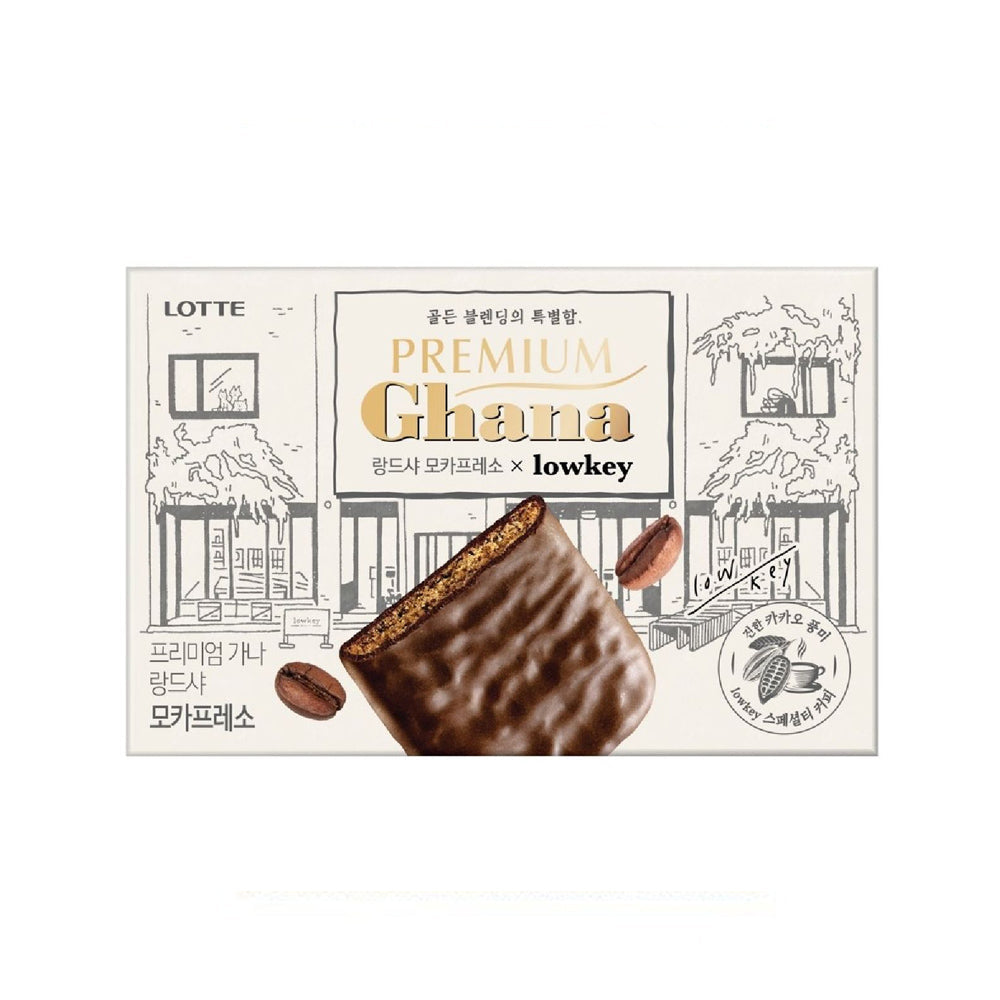 Get Lotte Premium Ghana Langue de Chat Mocha 91g Delivered | Weee