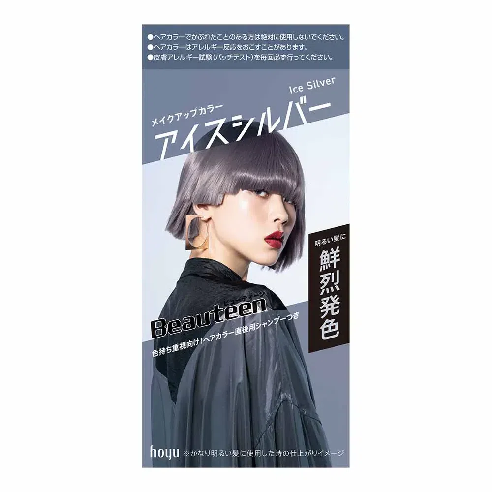Hoyu Beautien MakeupColor Ice Silver 40g+88ml+12ml 1 box