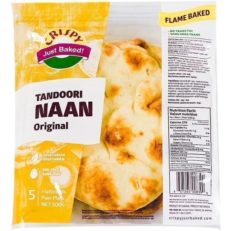 Crispy Tandoori Naan - Regular, 5 pcs 5 カウント