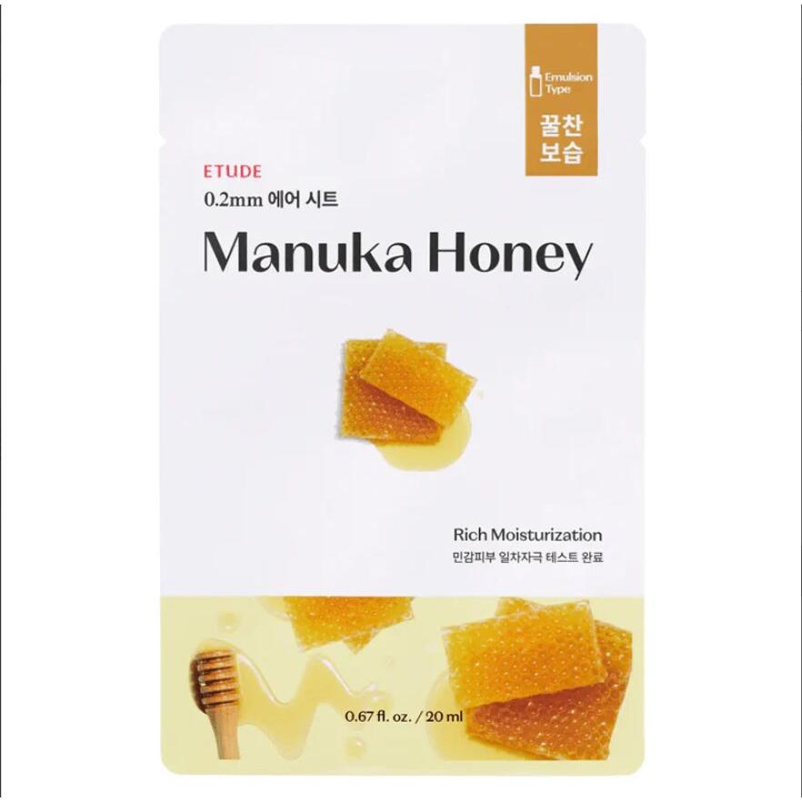 Etude House 0.2 Therapy Air Mask Manuka Honey 5pc 1 each
