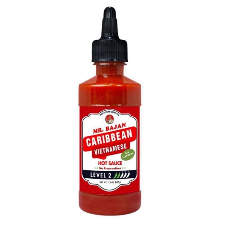 Mr. Bajan Caribbean Vietnamese Hot Sauce Level 2 5.99 bottle