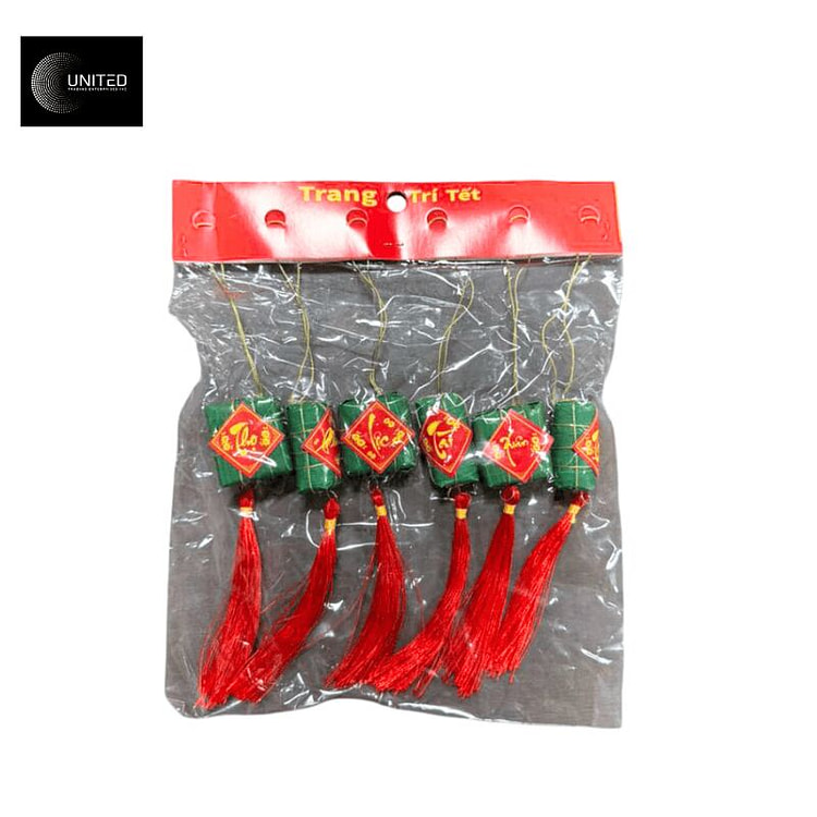 Tet & New Year Banh Chung Cake Decor Ornaments 12 count