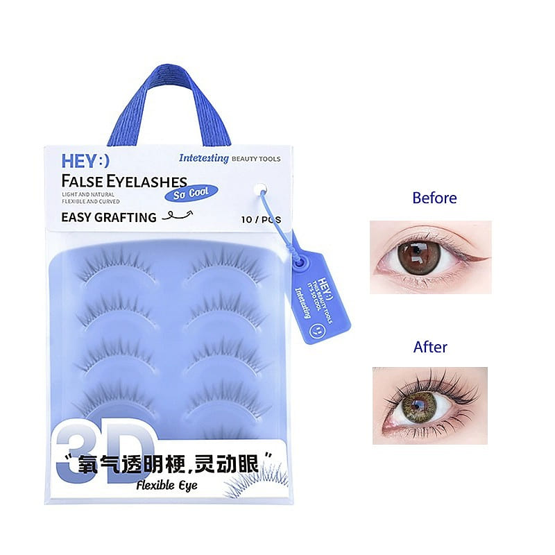 Natural Doll Eyelash On An Invisible Soft Band 1 pack