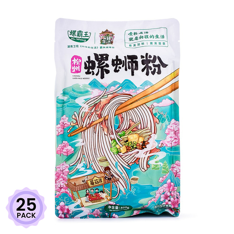 螺霸王 蘑菇螺蛳粉 400 克*25 包
