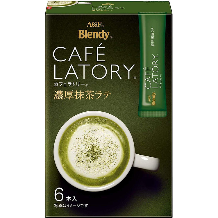AGF Blendy Cafe Latory Matcha Latte 6p 1 count