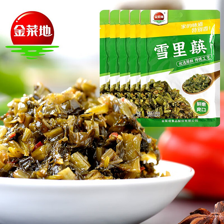 微辣雪里蕻 下饭拌面 雪菜小菜安徽特产100g*5
