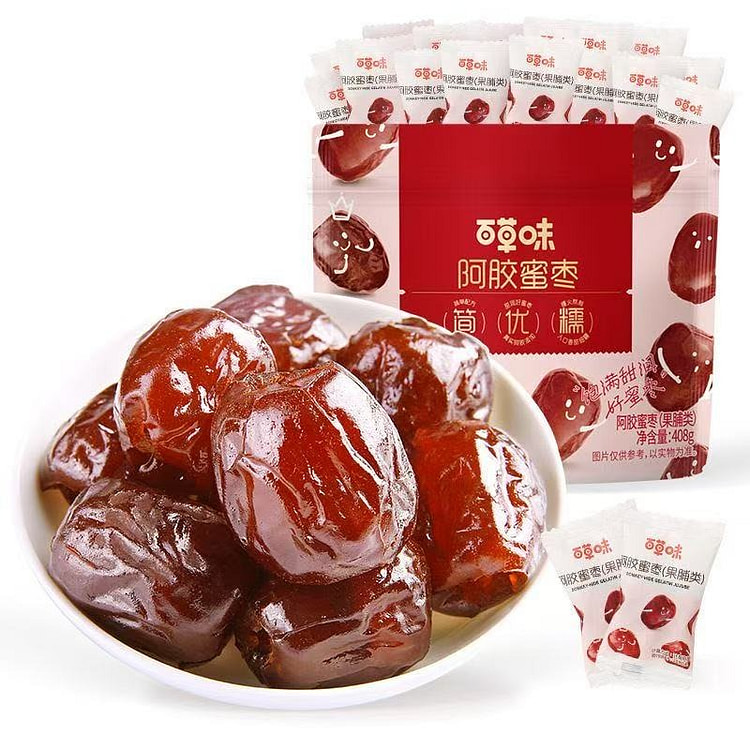 百草味阿胶蜜枣408g*1袋 408 克