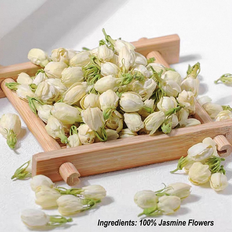 【天然茉莉花干】茉莉花茶原料,清香花草茶 13 克