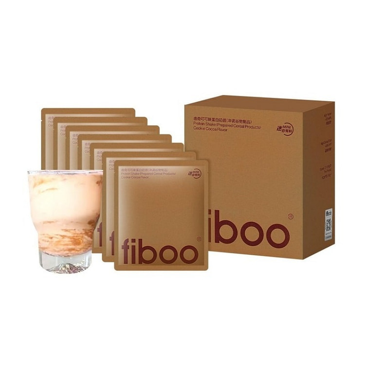 FIBOO Protein Shake #Cookie Cocoa Flavor