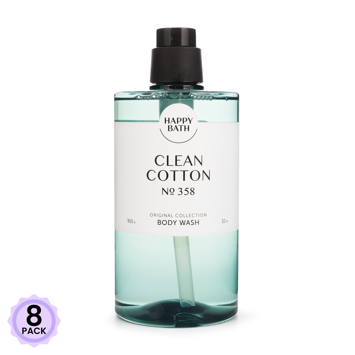 Get HAPPY BATH Original Collection Clean Cotton Body Wash